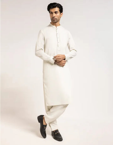 APPLE WHITE FORMAL KAMEEZ SHALWAR