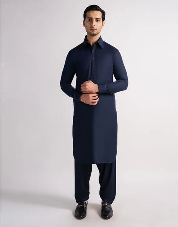 BLUE FORMAL KAMEEZ SHALWAR