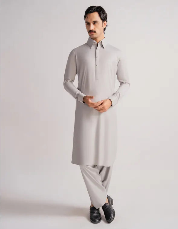 GRAY FORMAL KAMEEZ SHALWAR