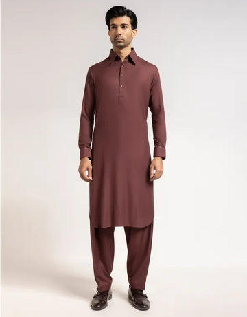 MAROON FORMAL KAMEEZ SHALWAR