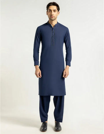 NAVY BLUE FORMAL KAMEEZ SHALWAR