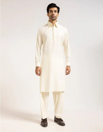 OFF WHITE FORMAL KAMEEZ SHALWAR