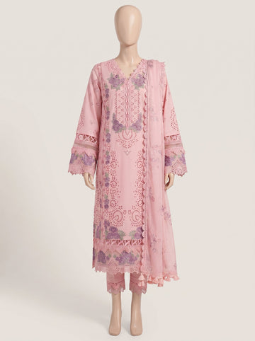 MULTICOLOR LAWN EMBROIDERED UNSTITCHED 3PC