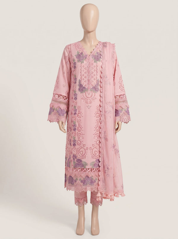 MULTICOLOR LAWN EMBROIDERED UNSTITCHED 3PC