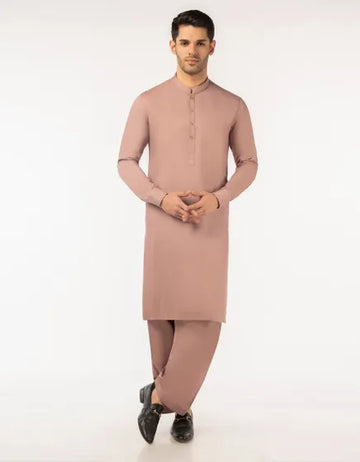 PLUM UNSTITCHED KAMEEZ SHALWAR FABRIC